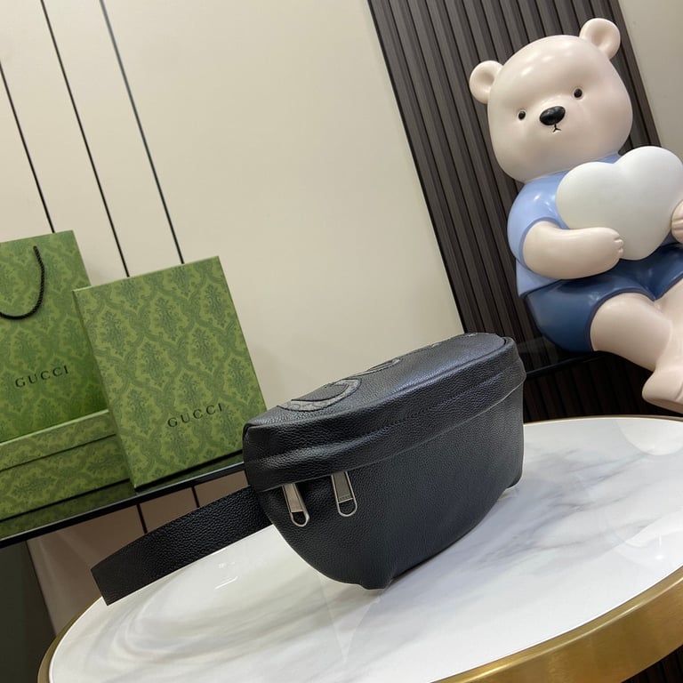 Gucci Logo GG Supreme Belt Bag Black - 7