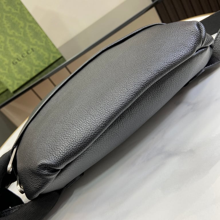 Gucci Logo GG Supreme Belt Bag Black - 8