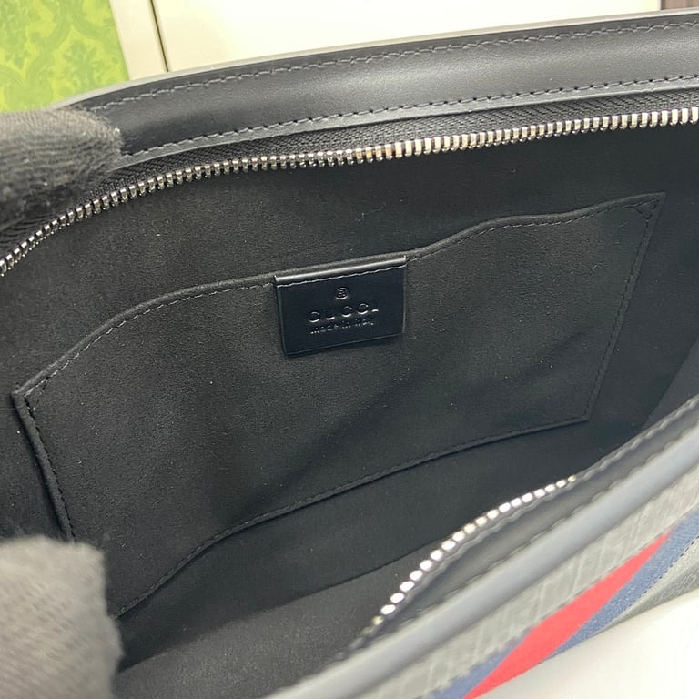 Gucci Ophidia GG Supreme Pouch Grey - 2