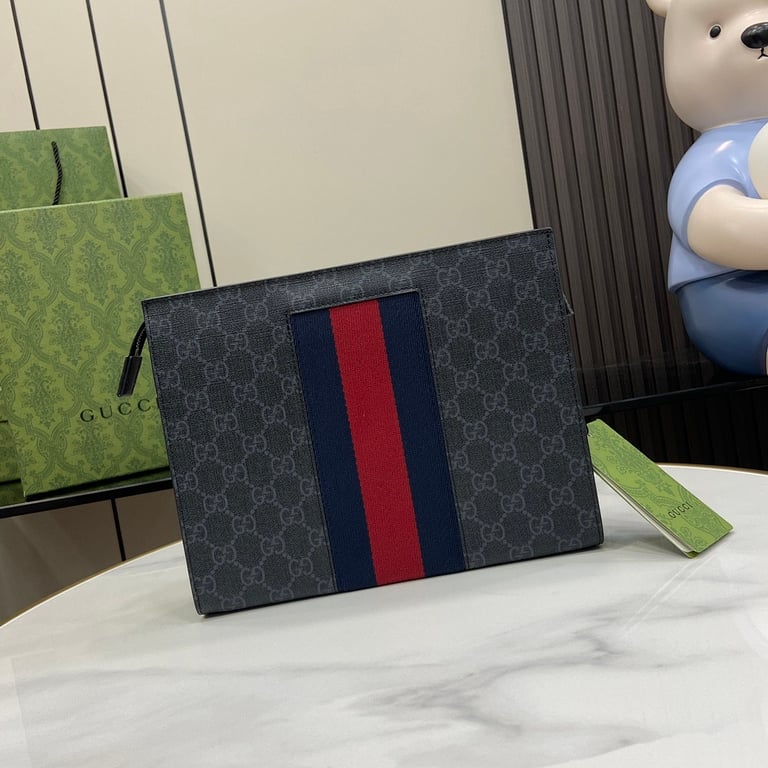 Gucci Ophidia GG Supreme Pouch Grey - 8
