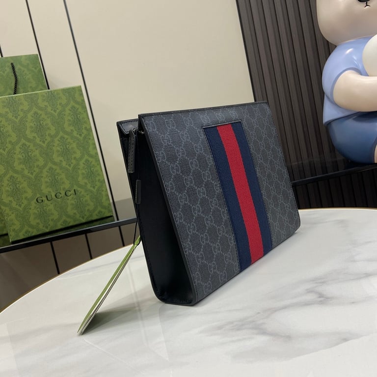 Gucci Ophidia GG Supreme Pouch Grey - 9