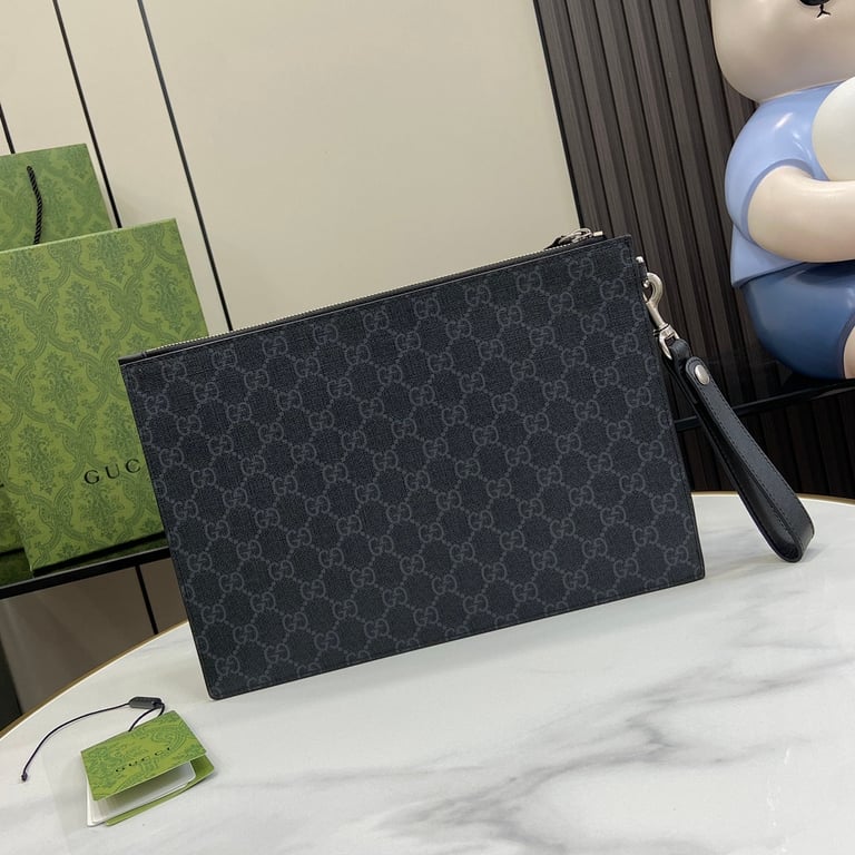 Gucci Ophidia GG Supreme Kingsnake Pouch Black - 8
