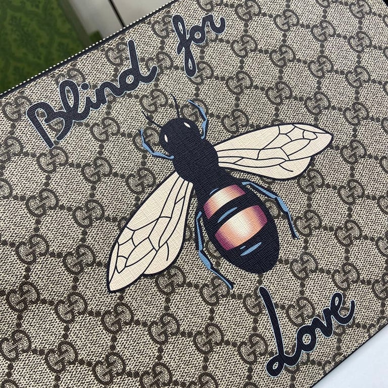 Gucci Ophidia GG Supreme Bee Pouch 473904 - 6