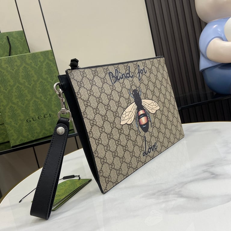 Gucci Ophidia GG Supreme Bee Pouch 473904 - 9