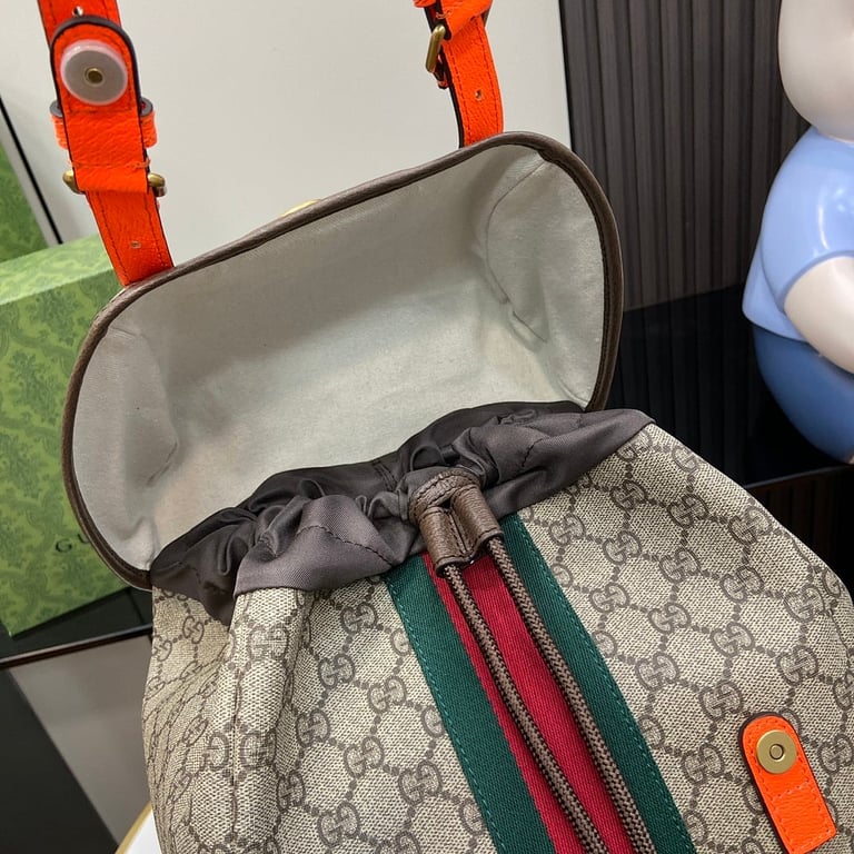 Gucci Ophidia GG Medium Backpack Orange - 3