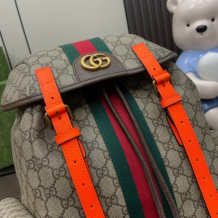 Gucci Ophidia GG Medium Backpack Orange - 6