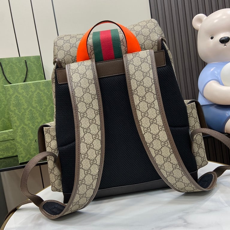 Gucci Ophidia GG Medium Backpack Orange - 8