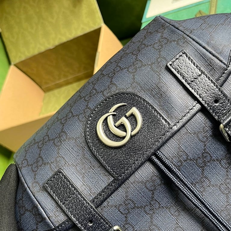 Gucci Ophidia GG Supreme Backpack Blue Black - 6
