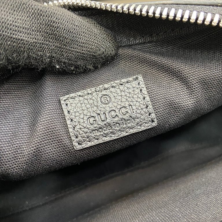Gucci GG Supreme Mini Shoulder Bag 768391 Grey Black - 2