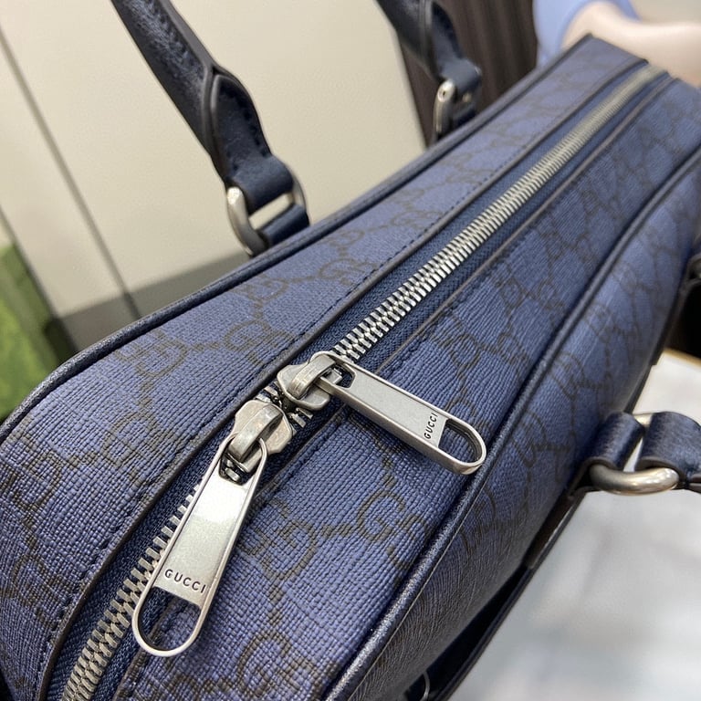 Gucci Ophidia GG Supreme Briefcase Blue - 3