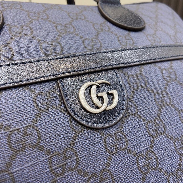 Gucci Ophidia GG Supreme Briefcase Blue - 6