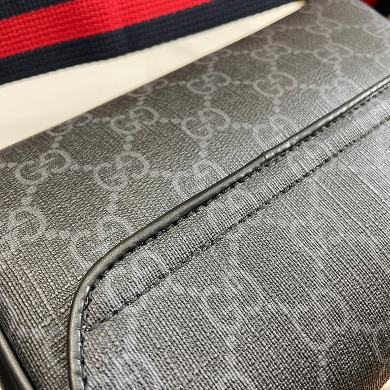 Gucci GG Supreme Super Mini Bag Black - 4