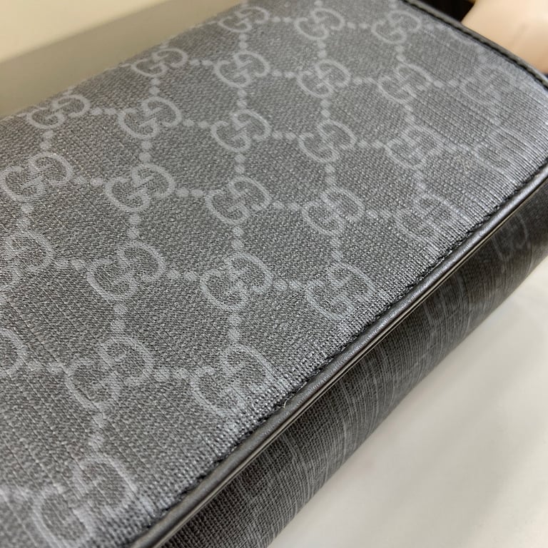 Gucci GG Supreme Super Mini Bag Black - 6