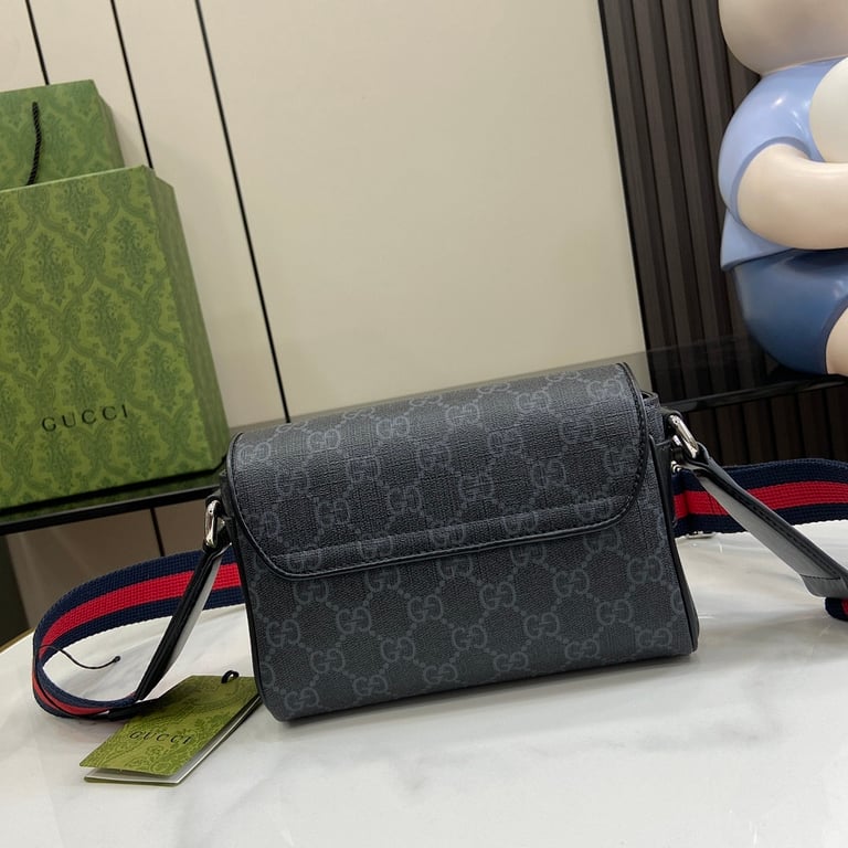 Gucci GG Supreme Super Mini Bag Black - 8