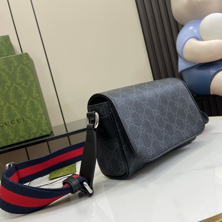 Gucci GG Supreme Super Mini Bag Black - 9