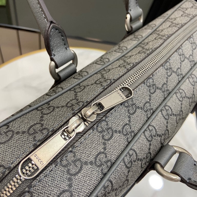 Gucci Ophidia GG Supreme Briefcase Grey - 4