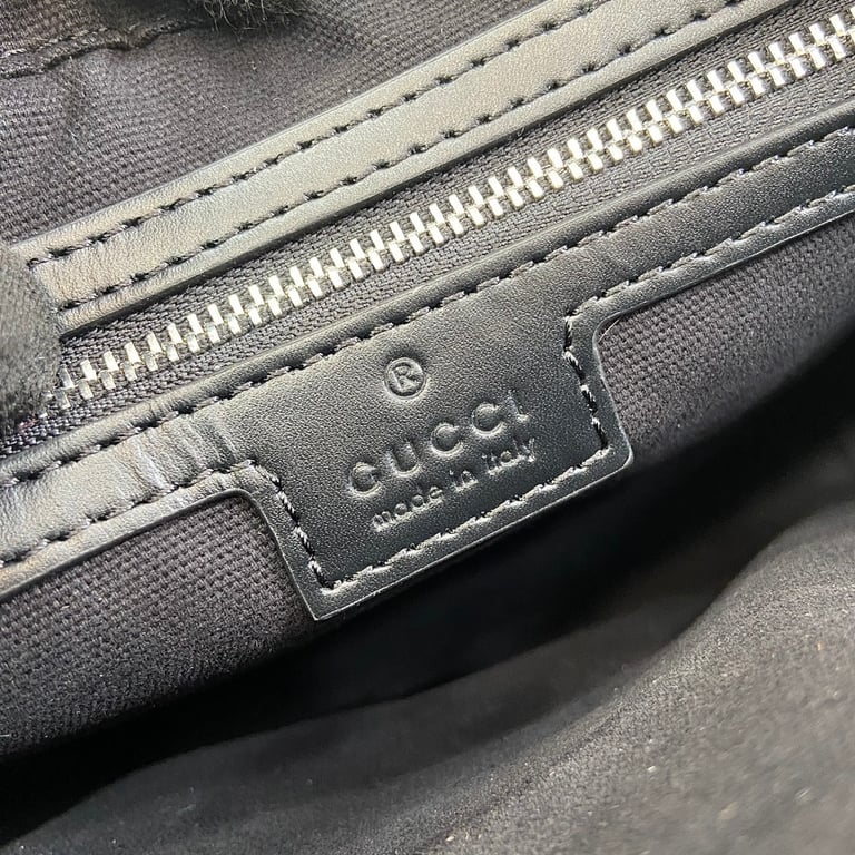 Gucci GG Supreme Small Messenger Bag Black - 2
