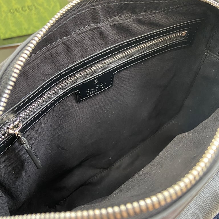 Gucci GG Supreme Small Messenger Bag Black - 3