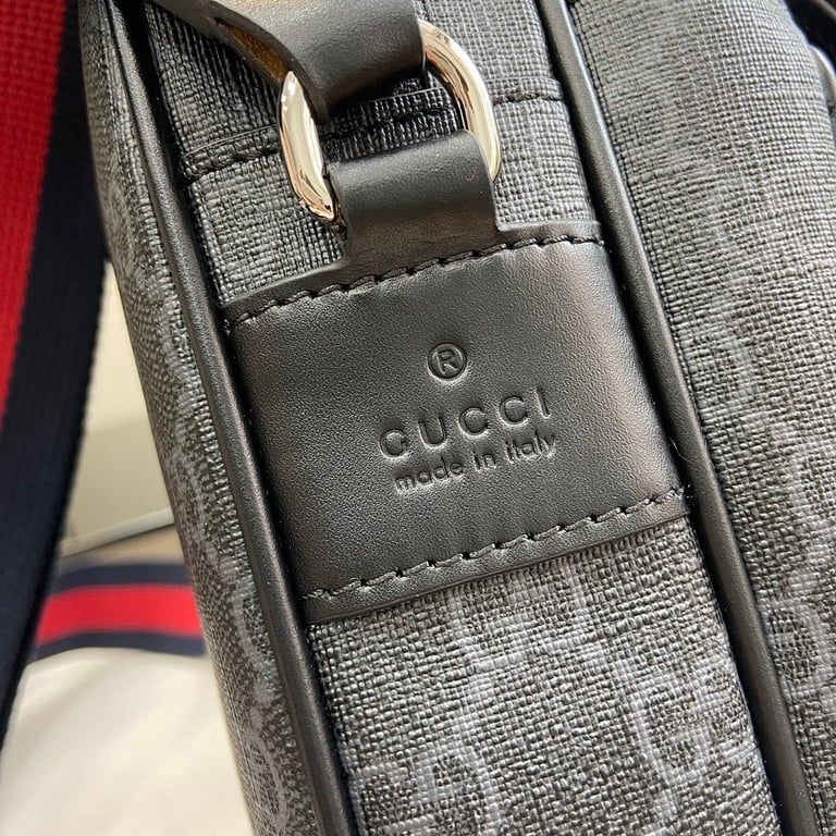 Gucci GG Supreme Small Messenger Bag Black - 6