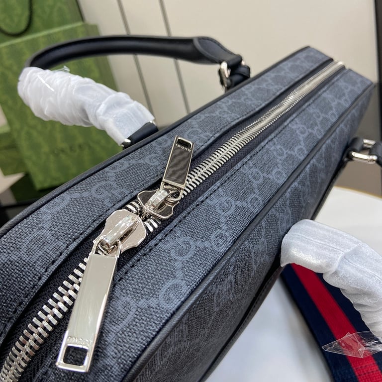 Gucci GG Supreme Briefcase Black - 3