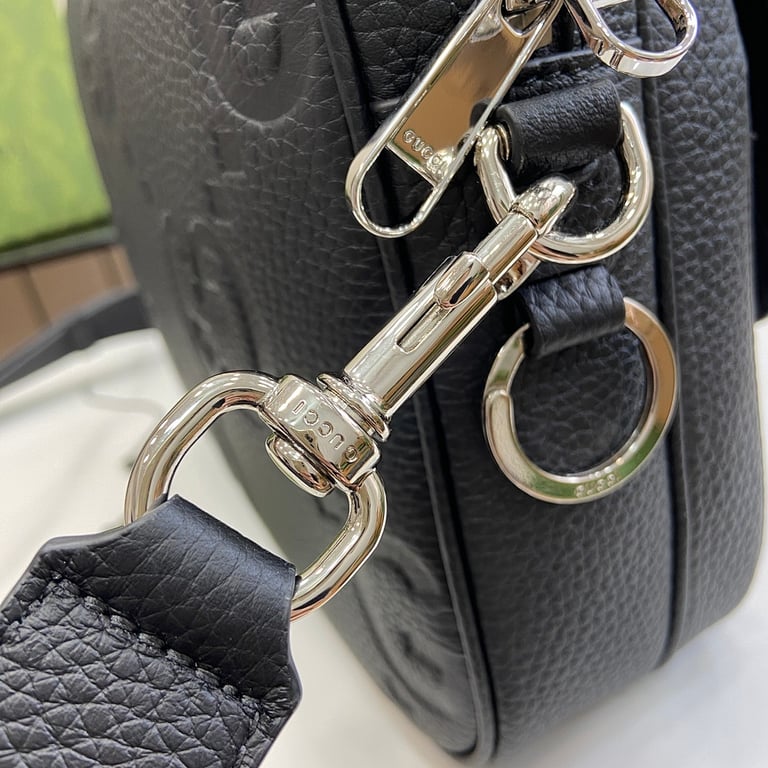 Gucci Jumbo GG Small Messenger Bag Black - 4