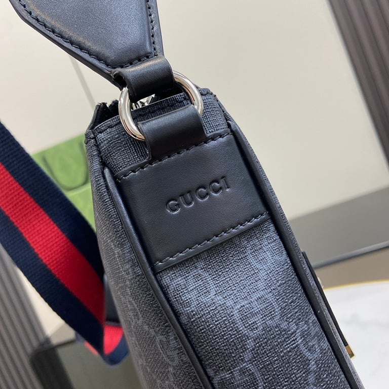 Gucci GG Supreme Messenger Bag Black - 4