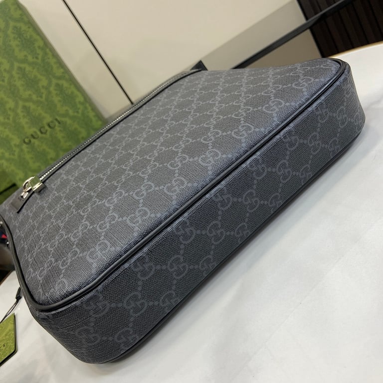 Gucci GG Supreme Messenger Bag Black - 7