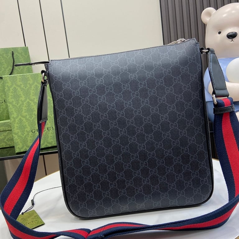 Gucci GG Supreme Messenger Bag Black - 8