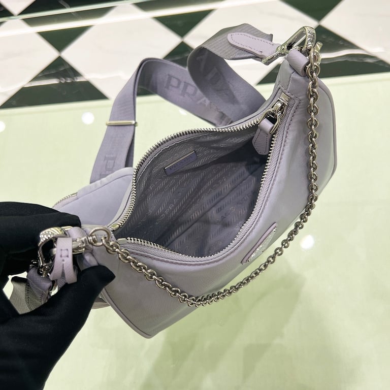 Prada Re-Edition 2005 Re-Nylon Bag Wisteria - 3
