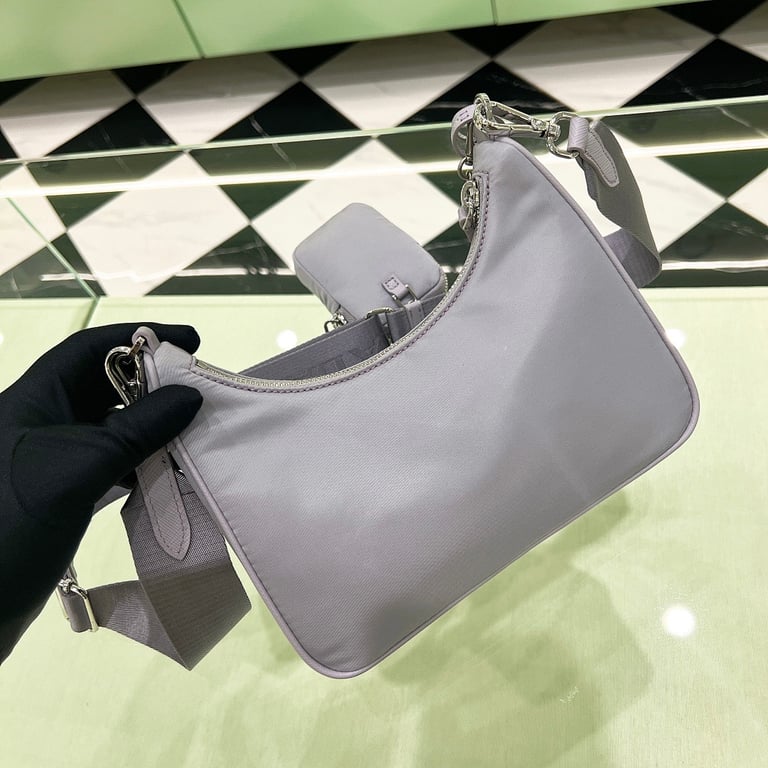 Prada Re-Edition 2005 Re-Nylon Bag Wisteria - 6
