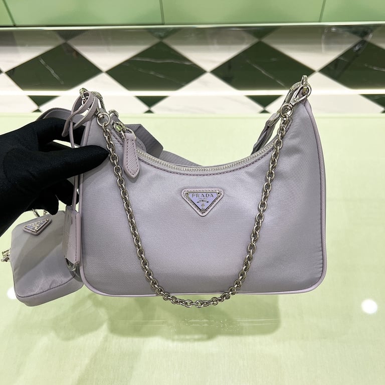 Prada Re-Edition 2005 Re-Nylon Bag Wisteria - 7