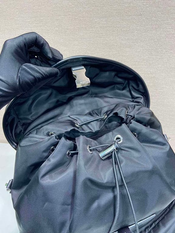 Prada 2VZ108 Nylon Backpack Black - 5