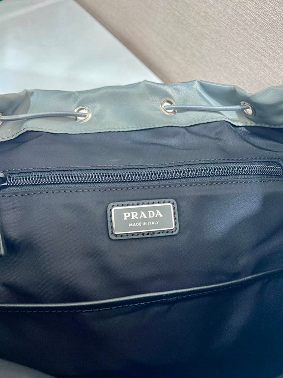 Prada 2VZ108 Nylon Backpack Grey - 2
