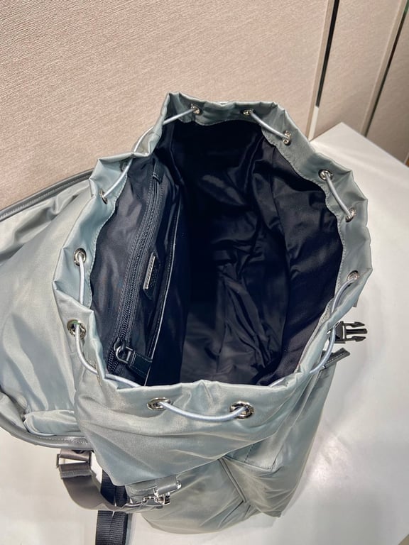 Prada 2VZ108 Nylon Backpack Grey - 3