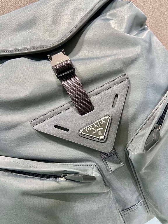 Prada 2VZ108 Nylon Backpack Grey - 5