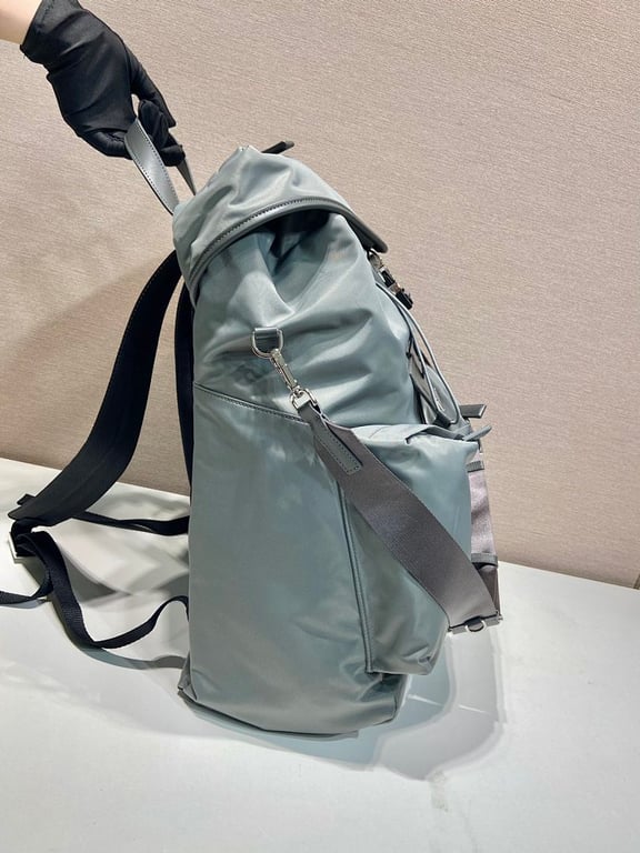 Prada 2VZ108 Nylon Backpack Grey - 7
