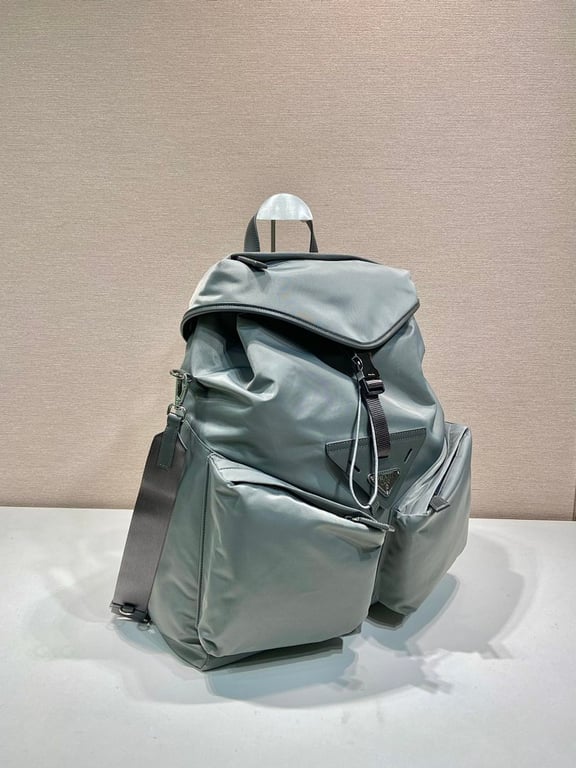 Prada 2VZ108 Nylon Backpack Grey - 9