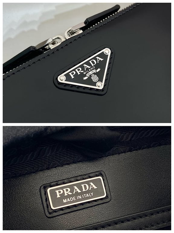 Prada Brique 2VH173 Crossbody Bag Black - 2