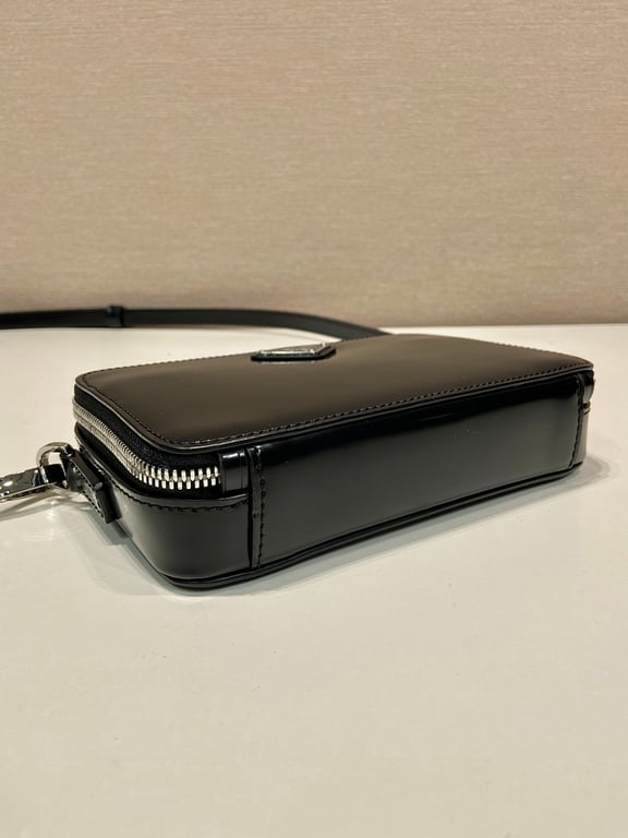 Prada Brique 2VH173 Crossbody Bag Black - 5