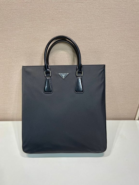 Prada Re-Nylon and Leather Tote Bag 2VG115 - 7