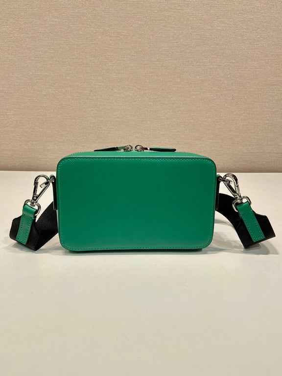 Prada Brique Saffiano Leather Bag Green 2VH173 - 6