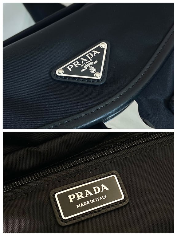Prada 2VH175 Nylon Messenger Bag Black - 2