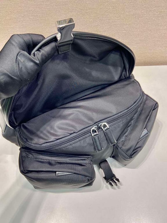 Prada 2VH175 Nylon Messenger Bag Black - 4