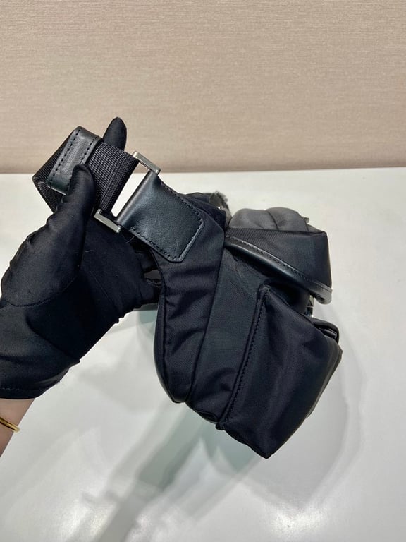 Prada 2VH175 Nylon Messenger Bag Black - 5