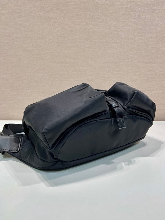 Prada 2VH175 Nylon Messenger Bag Black - 6