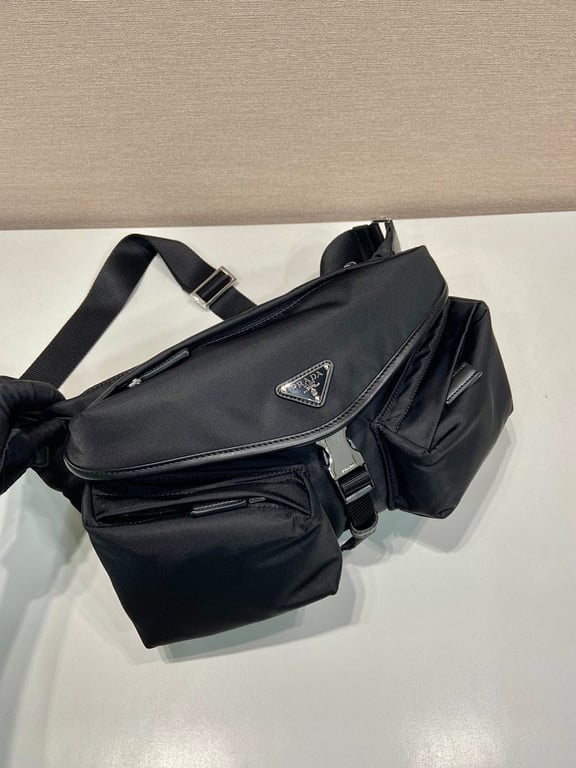 Prada 2VH175 Nylon Messenger Bag Black - 9