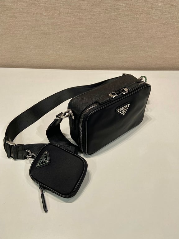 Prada 2VH070 Saffiano & Nylon Crossbody Bag - 9