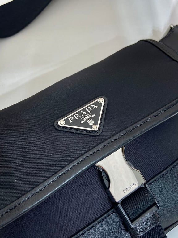 Prada 2VH176 Re-Nylon Belt Bag Black - 5