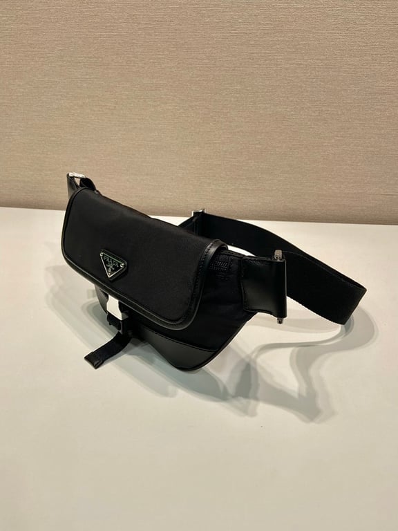 Prada 2VH176 Re-Nylon Belt Bag Black - 8