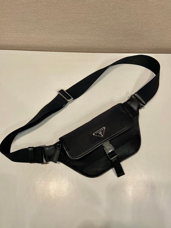 Prada 2VH176 Re-Nylon Belt Bag Black - 9